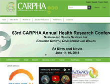 Tablet Screenshot of carpha.org